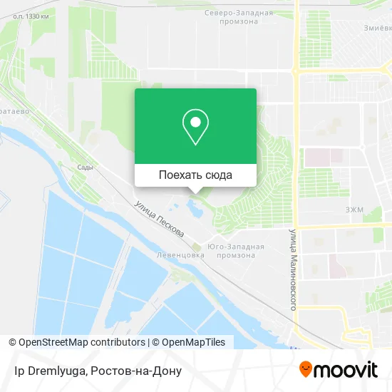 Карта Ip Dremlyuga