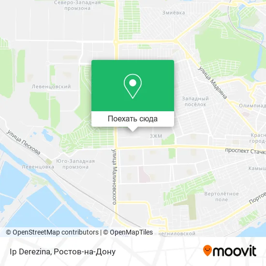 Карта Ip Derezina