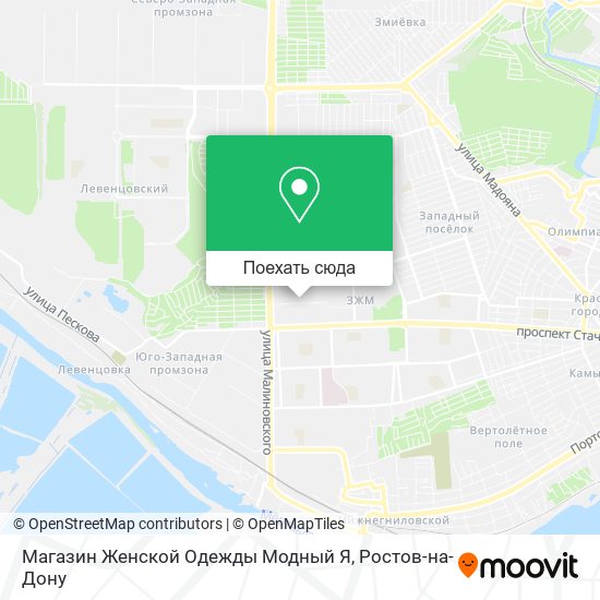 Карта Магазин Женской Одежды Модный Я