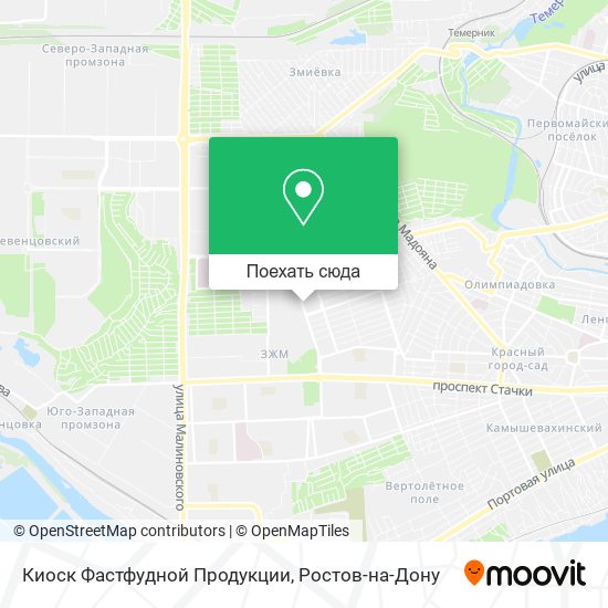 Карта Киоск Фастфудной Продукции