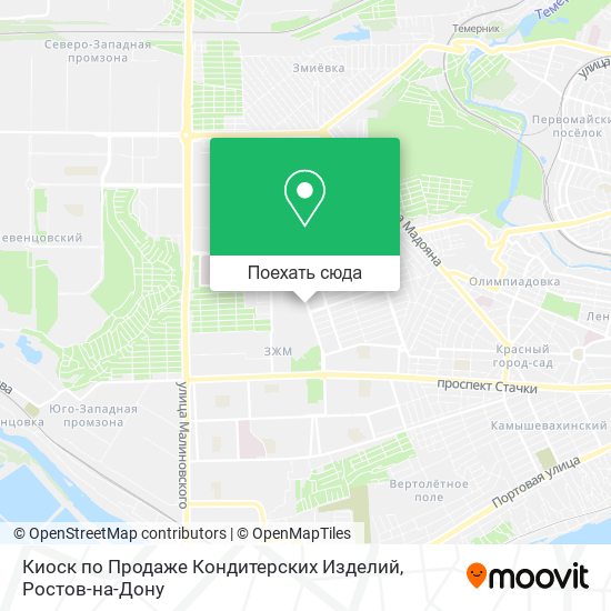 Карта Киоск по Продаже Кондитерских Изделий