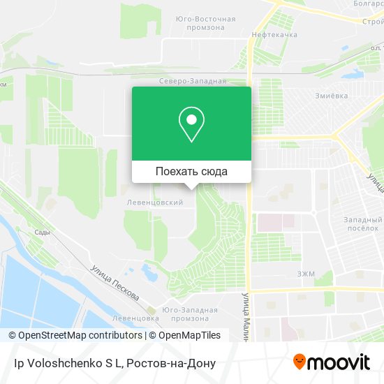Карта Ip Voloshchenko S L