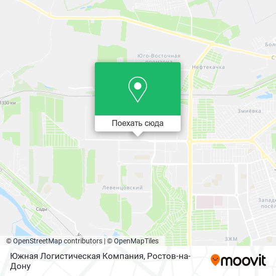 Карта Южная Логистическая Компания
