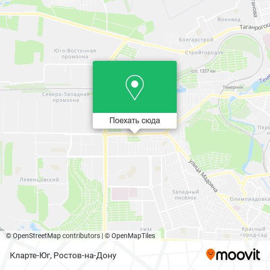 Карта Кларте-Юг