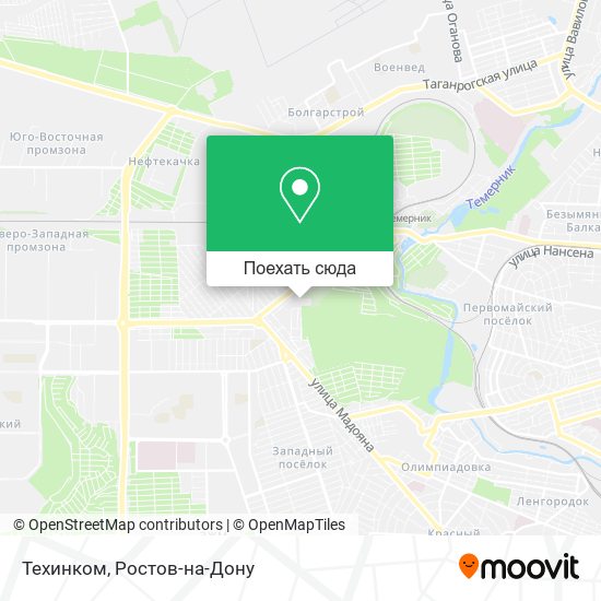 Карта Техинком