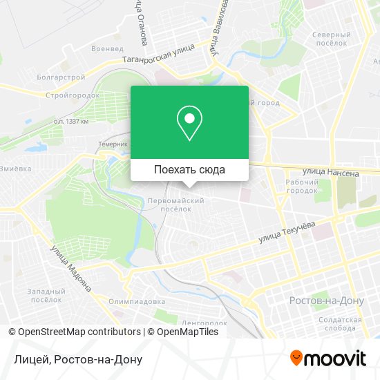 Карта Лицей