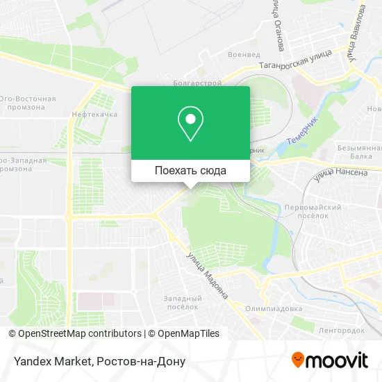 Карта Yandex Market