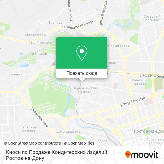 Карта Киоск по Продаже Кондитерских Изделий