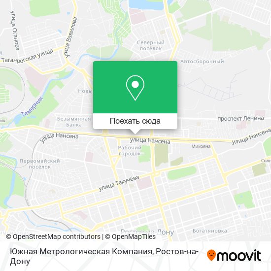 Карта Южная Метрологическая Компания