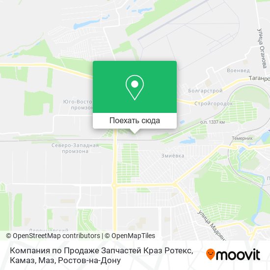 Карта Компания по Продаже Запчастей Краз Ротекс, Камаз, Маз