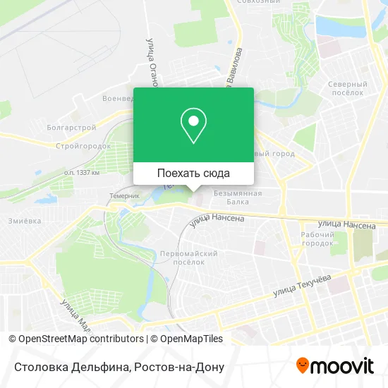 Карта Столовка Дельфина