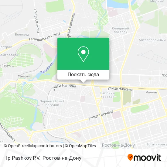 Карта Ip Pashkov P.V.