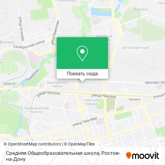Карта Средняя Общеобразовательная школа