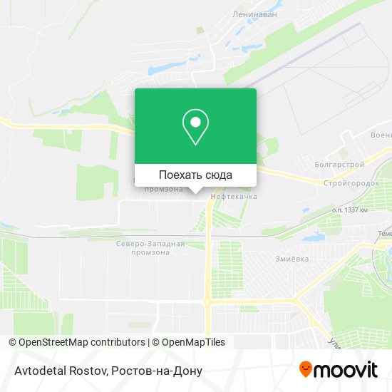 Карта Avtodetal Rostov