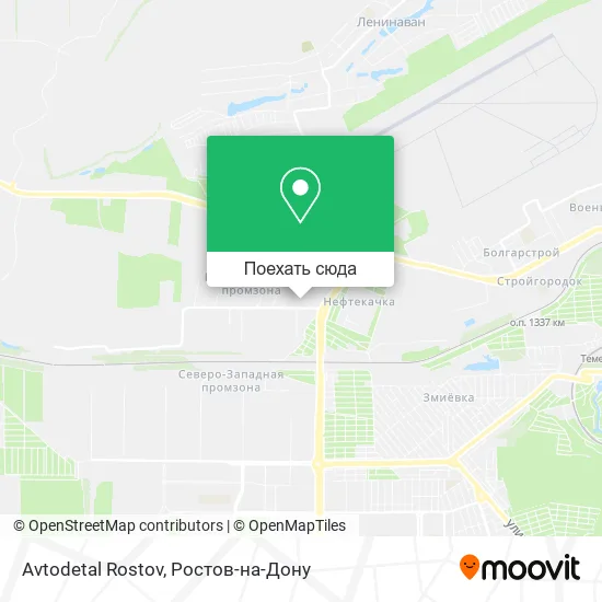 Карта Avtodetal Rostov