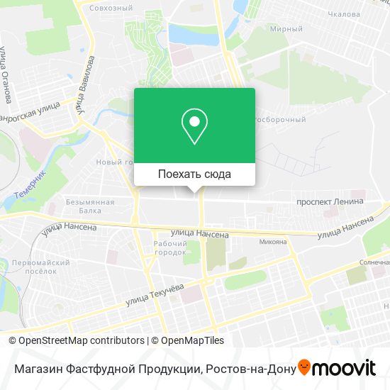 Карта Магазин Фастфудной Продукции