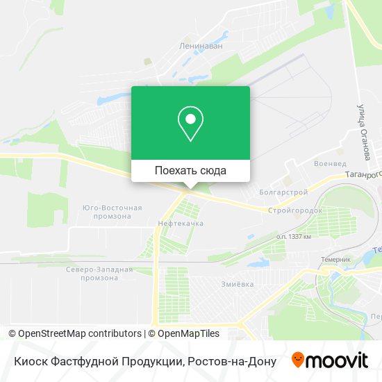 Карта Киоск Фастфудной Продукции