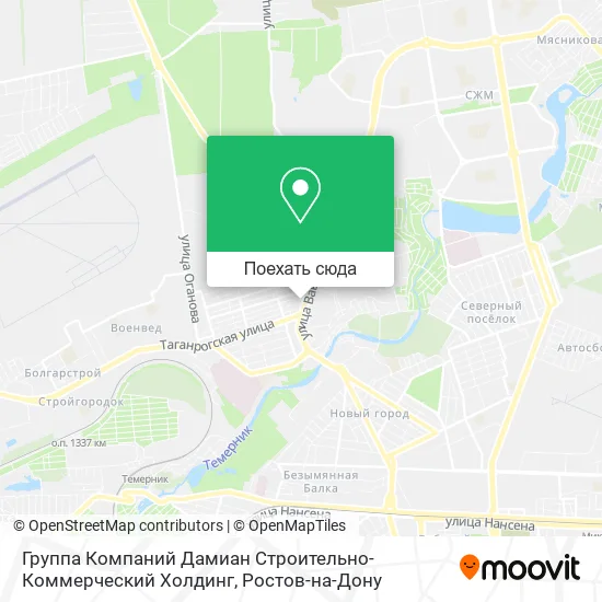 Карта Группа Компаний Дамиан Строительно-Коммерческий Холдинг