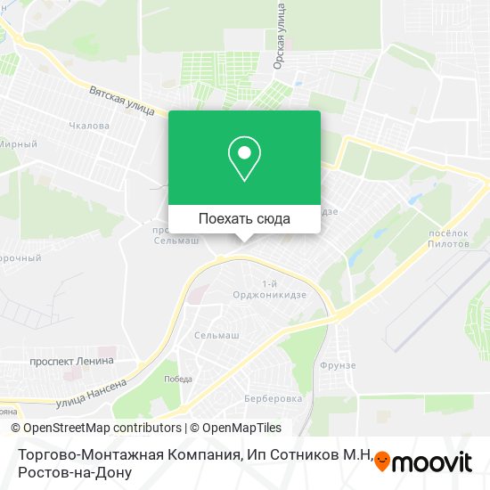 Карта Торгово-Монтажная Компания, Ип Сотников М.Н