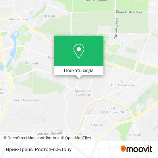 Карта Ирий-Транс