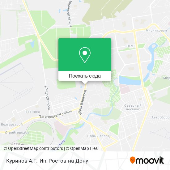 Карта Куринов А.Г., Ип
