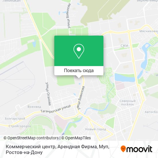 Карта Коммерческий центр, Арендная Фирма, Муп