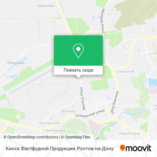 Карта Киоск Фастфудной Продукции