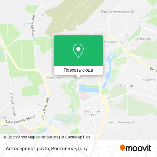 Карта Автосервис Lpavto