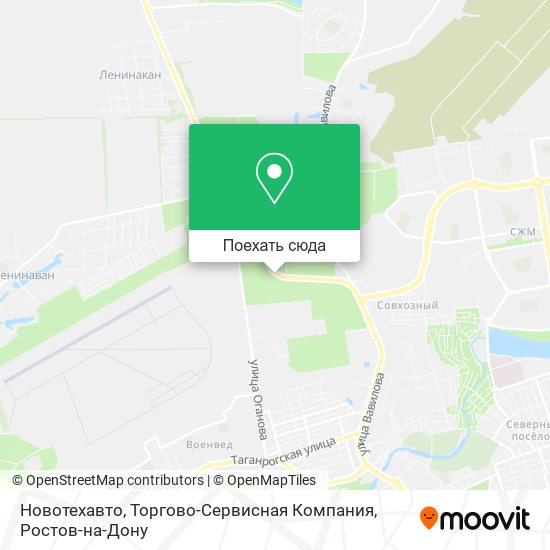 Карта Новотехавто, Торгово-Сервисная Компания