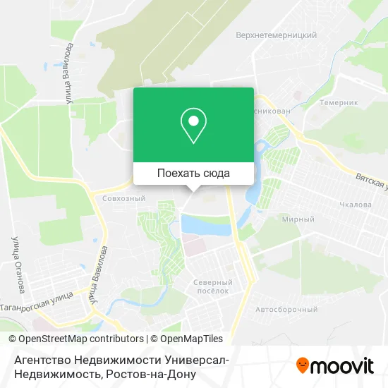 Карта Агентство Недвижимости Универсал-Недвижимость