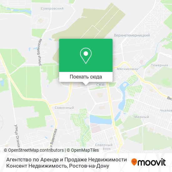 Карта Агентство по Аренде и Продаже Недвижимости Консент Недвижимость