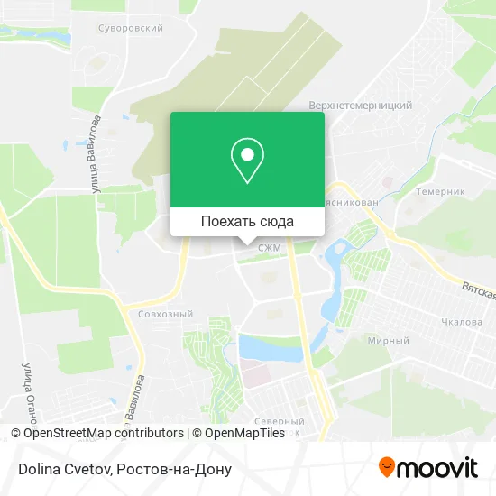 Карта Dolina Cvetov