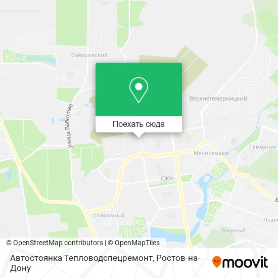 Карта Автостоянка Тепловодспецремонт