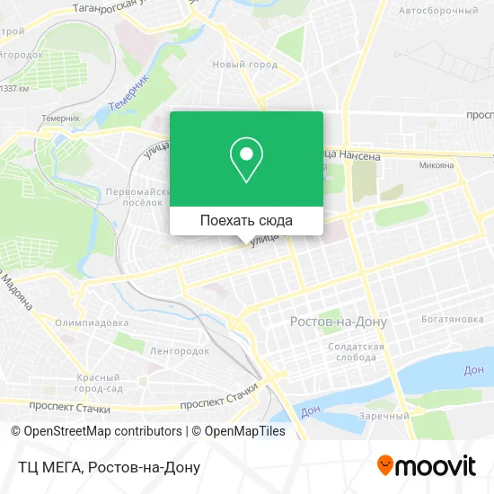 Карта ТЦ МЕГА