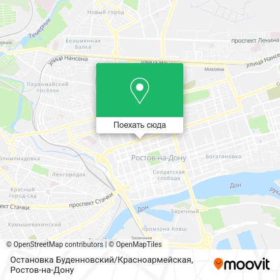 Карта Остановка Буденновский / Красноармейская