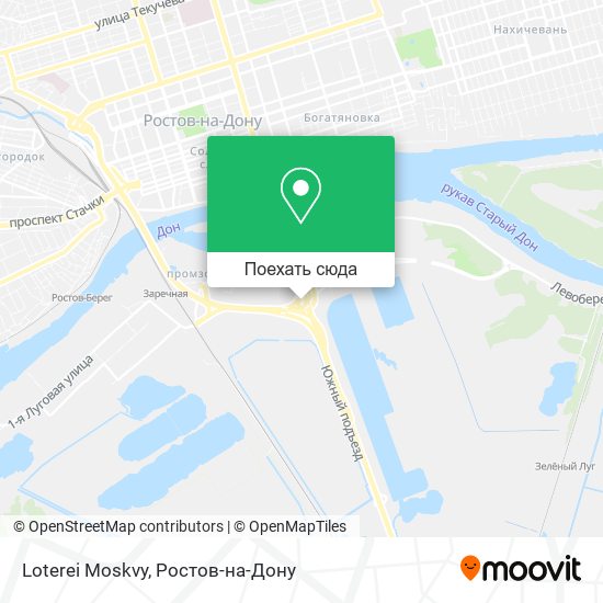 Карта Loterei Moskvy