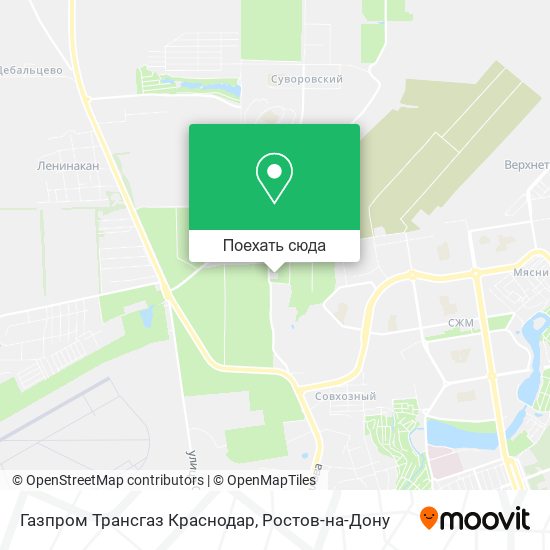Карта Газпром Трансгаз Краснодар