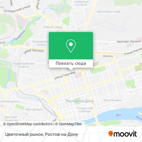 Карта Цветочный рынок