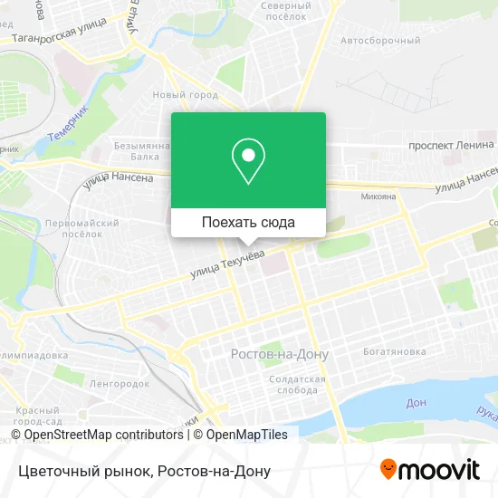 Карта Цветочный рынок