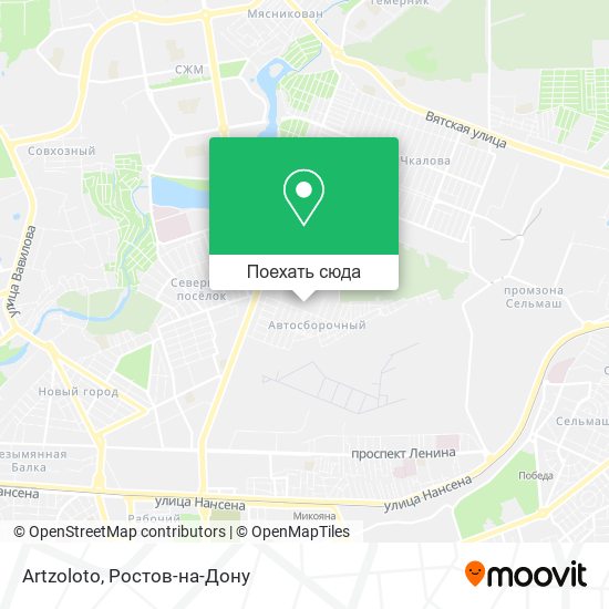 Карта Artzoloto