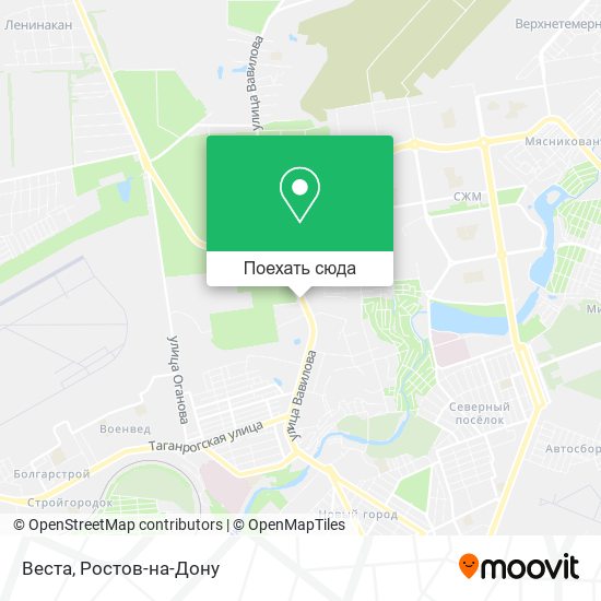 Карта Веста
