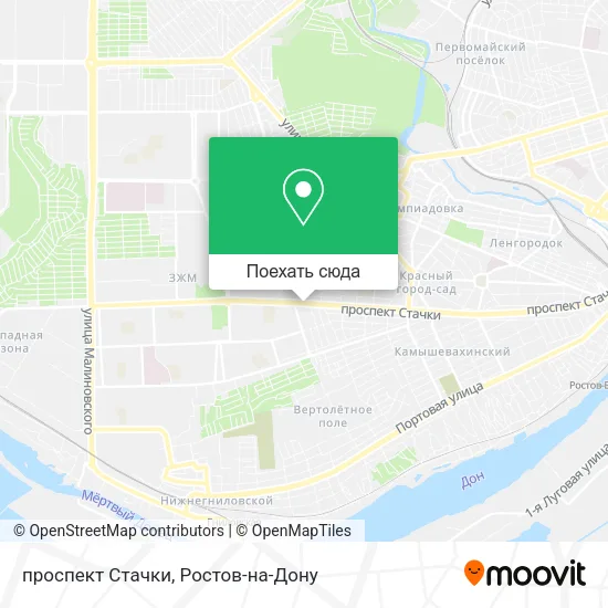 Карта проспект Стачки