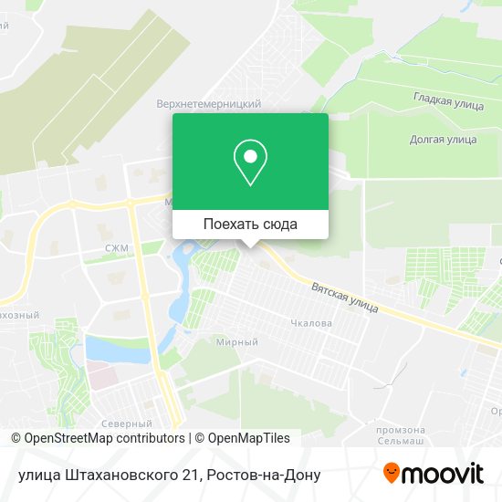 Карта улица Штахановского 21