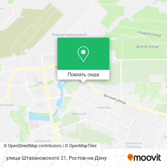 Карта улица Штахановского 21