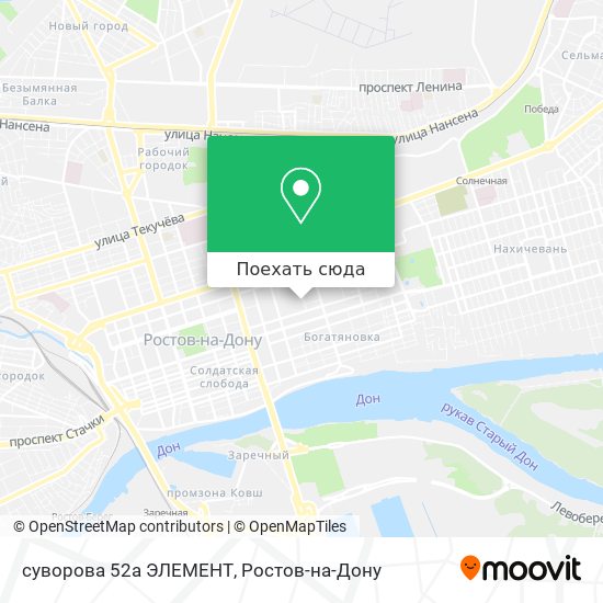 Карта суворова 52а ЭЛЕМЕНТ