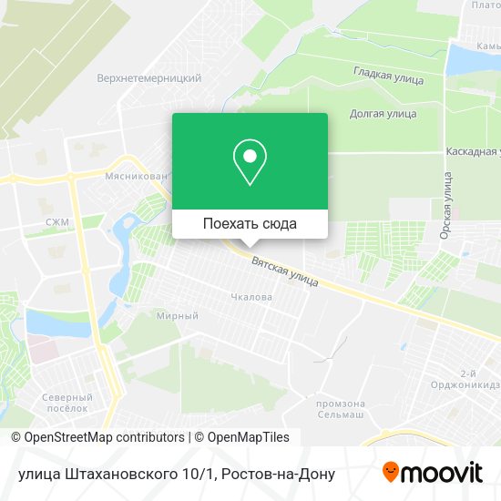 Карта улица Штахановского 10/1
