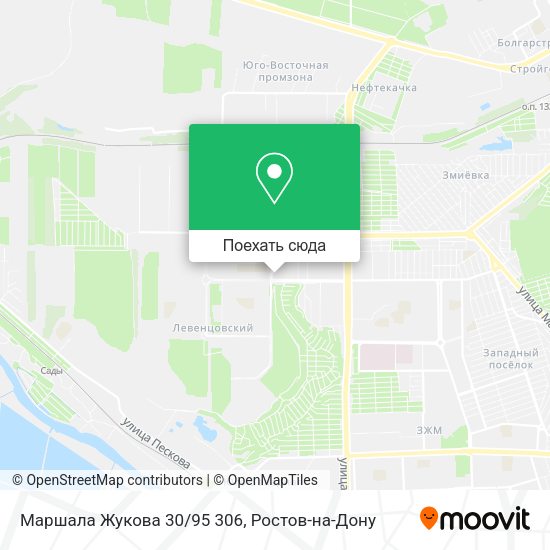Карта Маршала Жукова 30/95 306