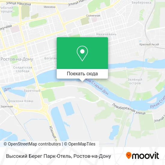 Карта Высокий Берег Парк-Отель