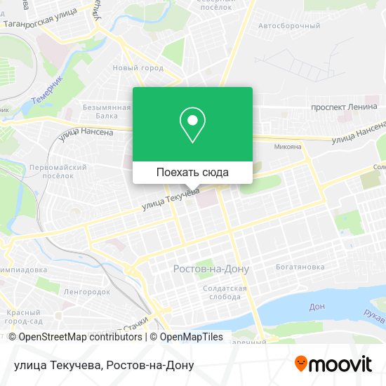 Карта улица Текучева