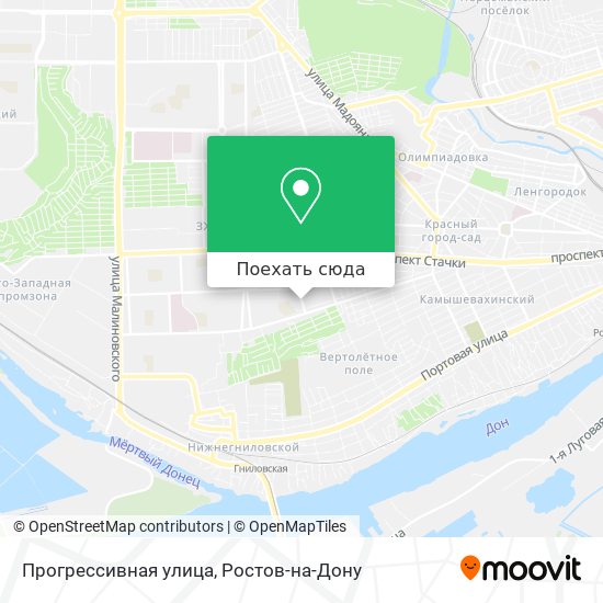 Карта Прогрессивная улица